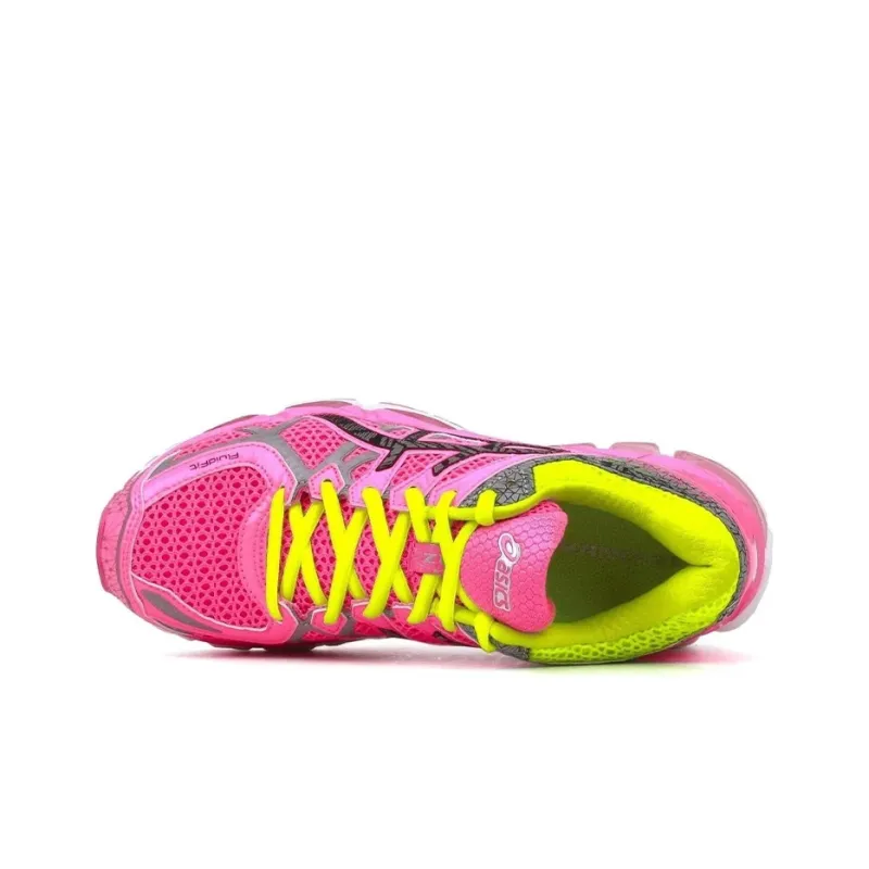 Asics Gel-Kayano 21 Wear-Resistant Low-Top Running Shoes Women's Fuchsia-2