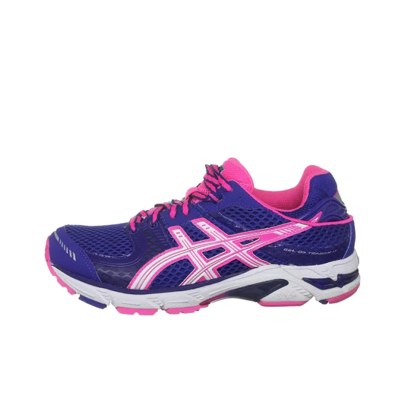 Asics Gel-DS Trainer 17 Anti-Slip And Wear-Resistant Breathable Low-Top Running Shoes Women's Lilac Purple Powder-0