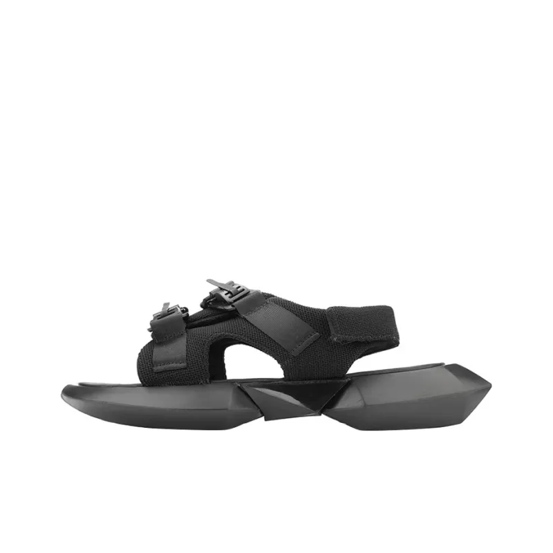 NORVINCY Soft Sole Hook and Loop Trendy Beach Sandals Unisex-0