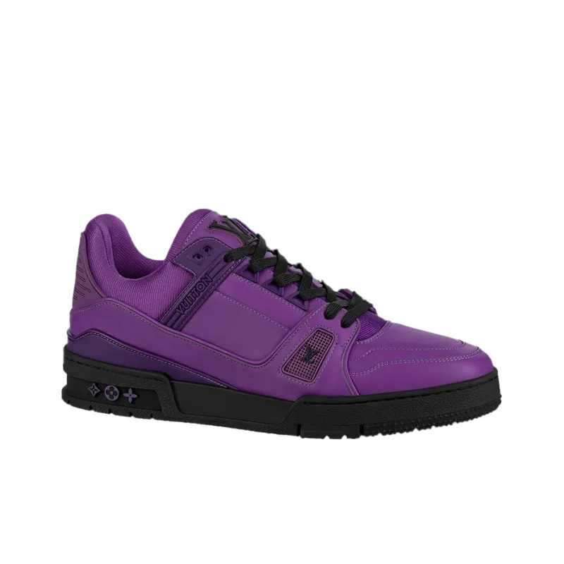 LOUIS VUITTON Trainers 'Purple With Black'-1