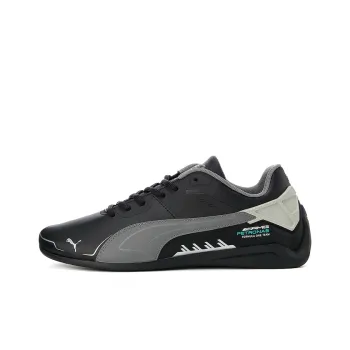 PUMA Drift Cat Anti Slip And Wear Resistant Lightweight Low Top Running Shoes Men's Black Gray Color