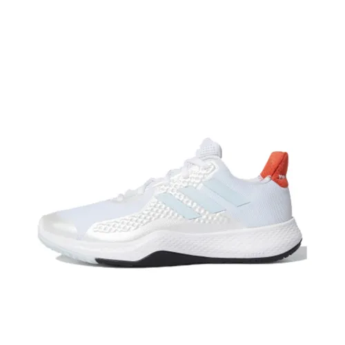 Adidas Fitbounce Tennis Shoes Women's Low-Top White/Ding Blue