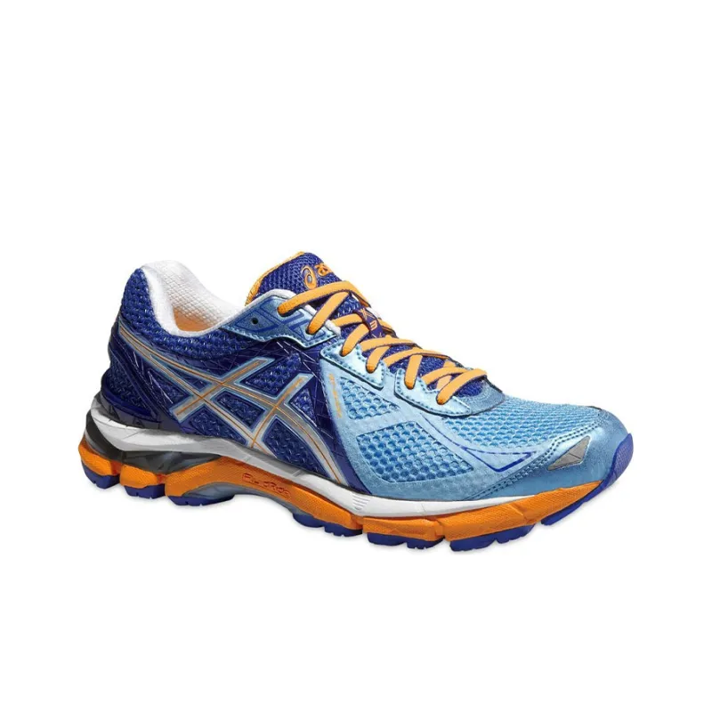 Asics GT-2000 3 Durable Breathable Low-Top Running Shoes Women's Blue Orange 2A-Width-1