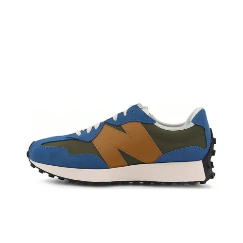 New Balance NB 327 Running Shoes Men Low-Top Blue/Green/Yellow