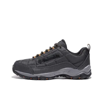 Columbia Cushioned Anti Slip And Wear Resistant Warm Low Top Hiking Shoes Men's Gray