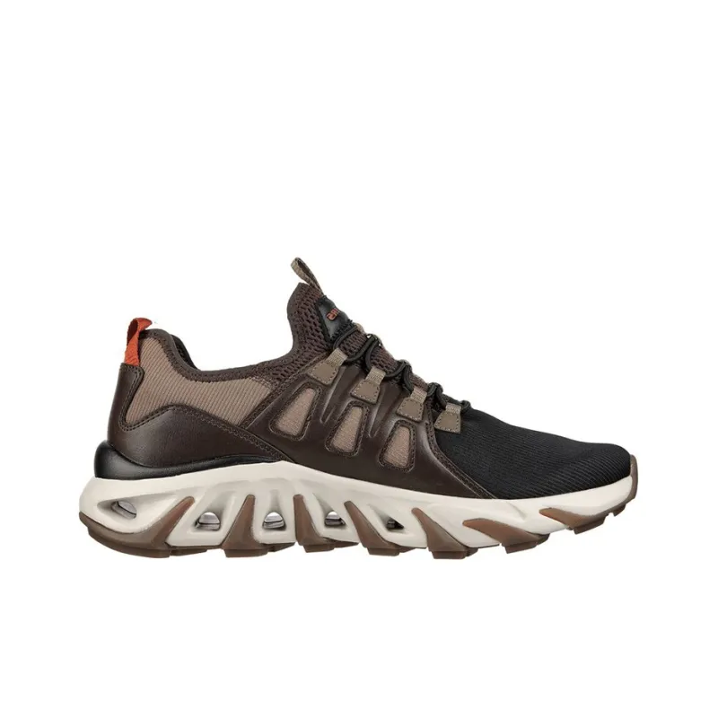 Skechers Relaxed Fit Flex Conway - Osley Cushioning Anti-Slip And Wear-Resistant Low-Top Casual Shoes Men's Brown Black-1