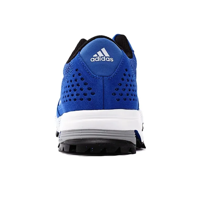 Adidas Marathon 10 Non-slip Lightweight Low-Top Running Shoes Men's Blue White-3