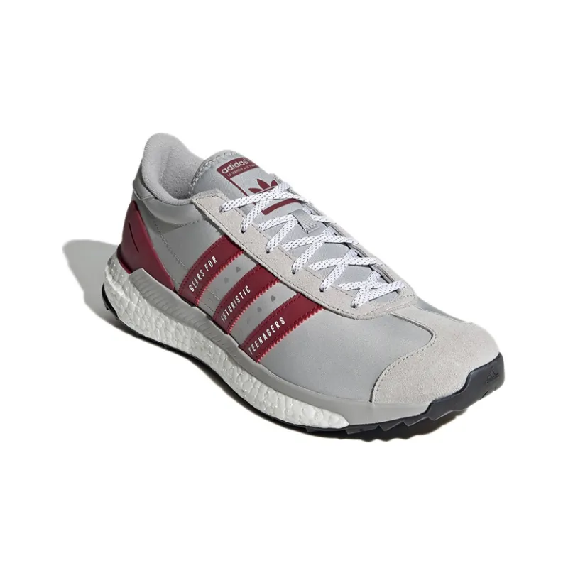 Country Human Made X Adidas Originals Free Hiker 'Grey Burgundy'-2