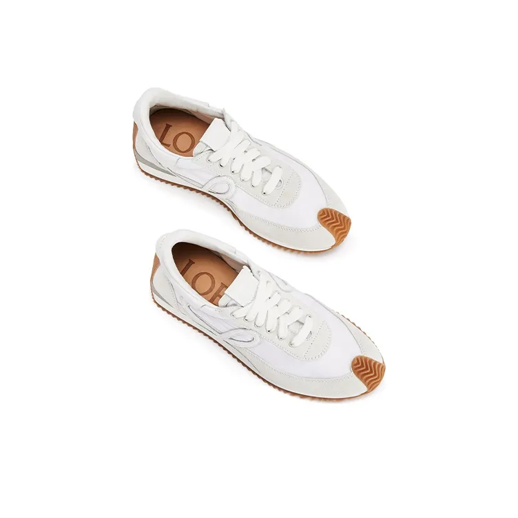 LOEWE Flow Runner Low White Light Grey Gum-4