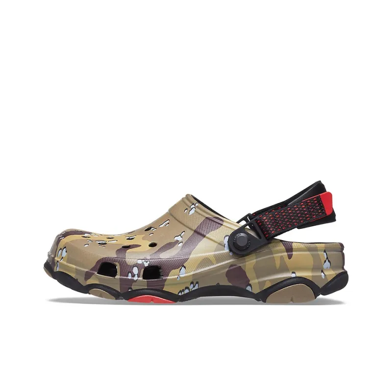 Crocs Classic Clog Desert Camouflage Beach Unisex Black Brown Sandals-0