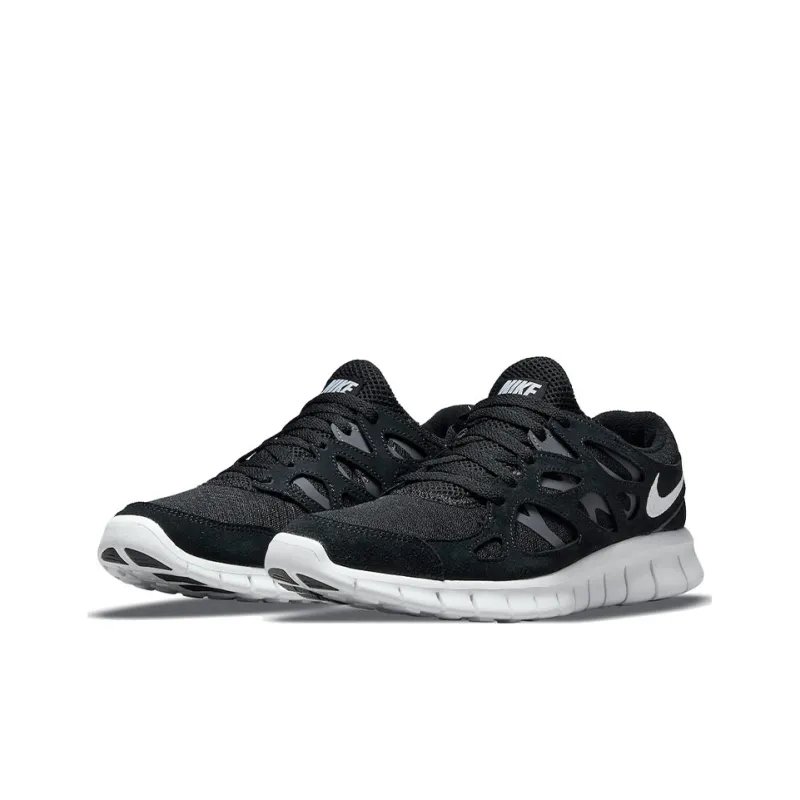 Nike Free Run 2 Black White-2