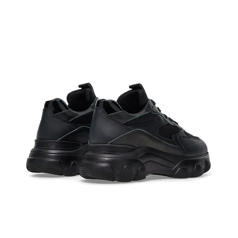 HOGAN Hyperactive Cushioning, Slip Resistant, And Abrasion Resistant Low Top Casual Shoes Women's Black-2
