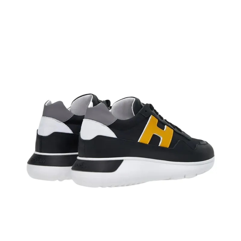 HOGAN Interactive³ Low Top Sports Casual Shoes Men's Black-2