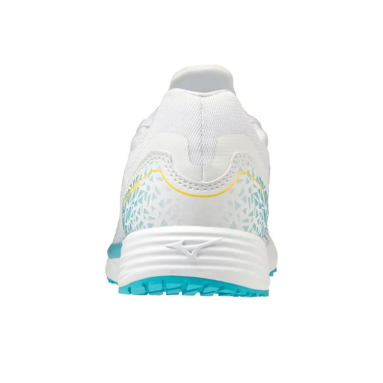 Mizuno Women's Duel Sonic 'White Blue' Women's-3