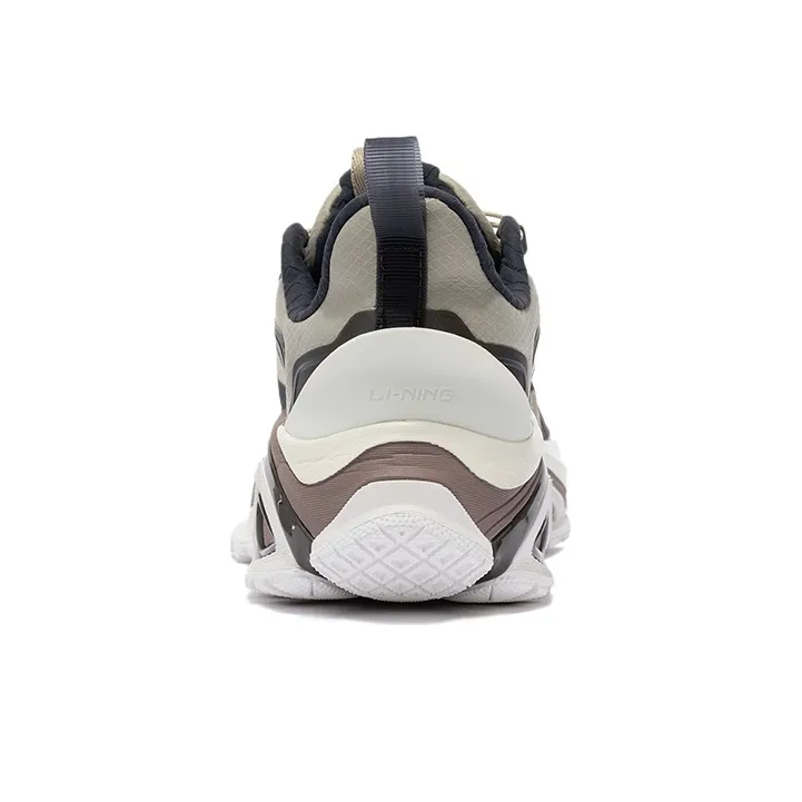 LiNing X-Claw Cat Paw Ace Low-Top Casual Shoes Men's Ochre Grey-3