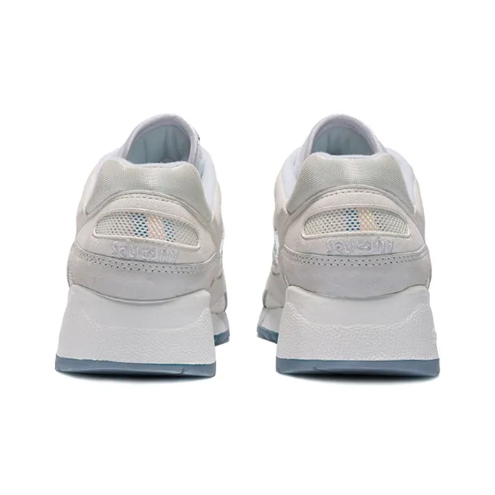 Saucony Shadow 6000 Cushioning Anti Slip Wear Resistant Breathability Low Top Casual Running Shoes Women's White Gray-3