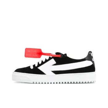 OFF WHITE Arrow Stylish Skateboarding Shoes Women's Black