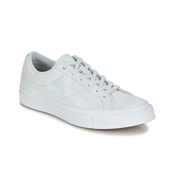 Converse One Star Low Tops Retro Skateboarding Shoes Unisex Light Blue-4