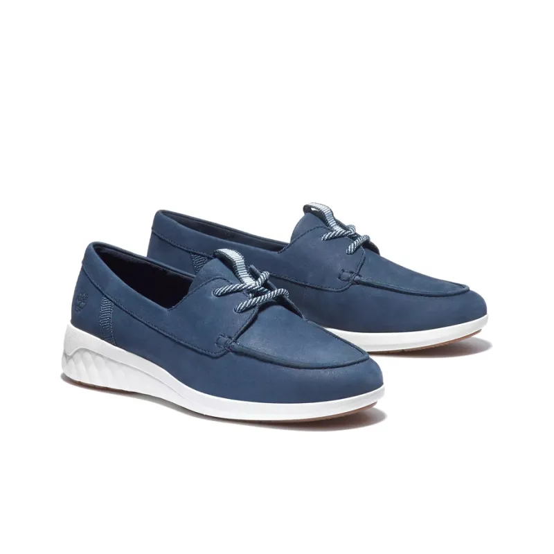 Timberland Bradstreet Running Shoes Women's Low Top Marine Blue/White-3