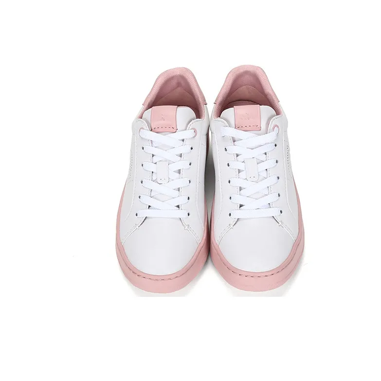 COACH Stylish Skateboarding Shoes Women's Light Pink White-3