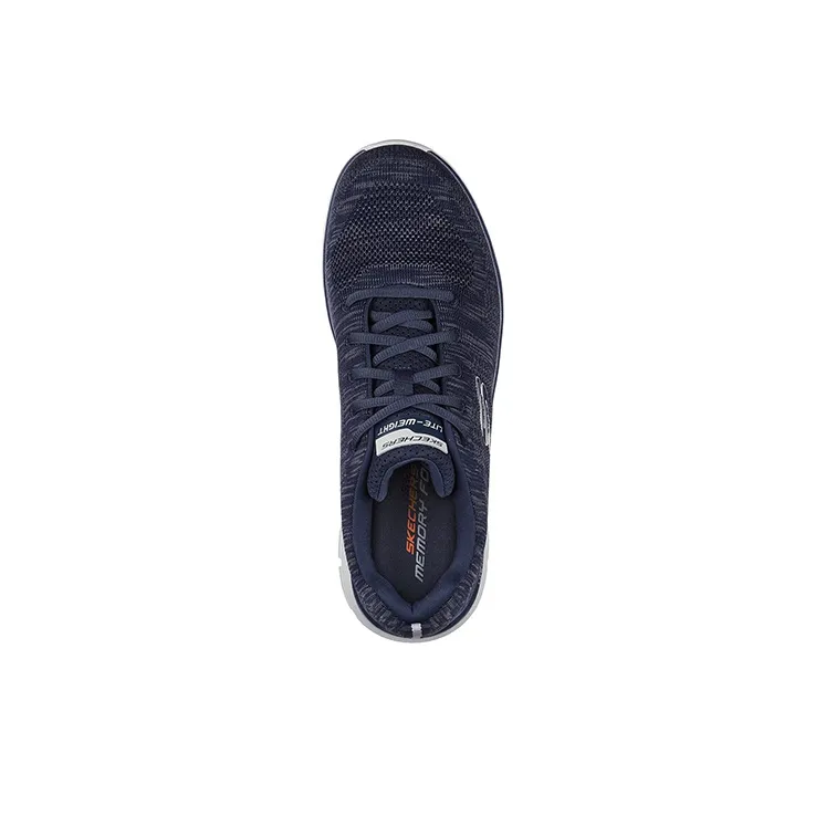 Skechers Track Running Shoes Men Low-Top Marine Blue-3