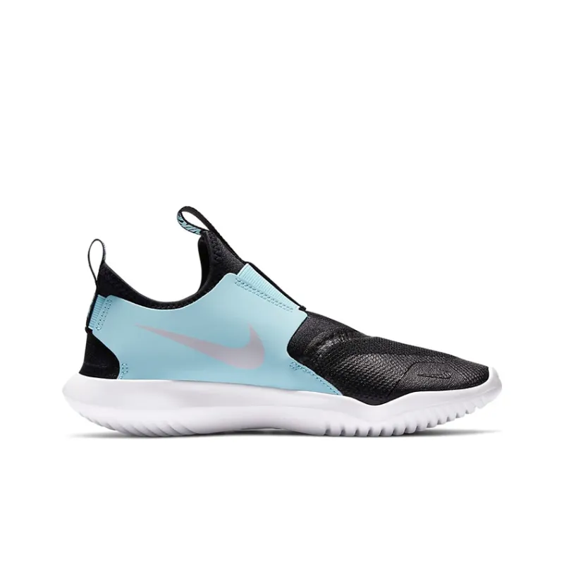 Nike Flex Runner Cushioning Anti-Slip And Wear-Resistant Low-Top Running Shoes GS Blue Black-1