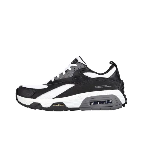Skechers Air Extreme V2 Low Top Running Shoes Men's Black White