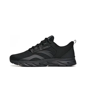 Anta Running Collection Cushioning Anti Slip And Wear Resistant Low Top Running Shoes Men's Black