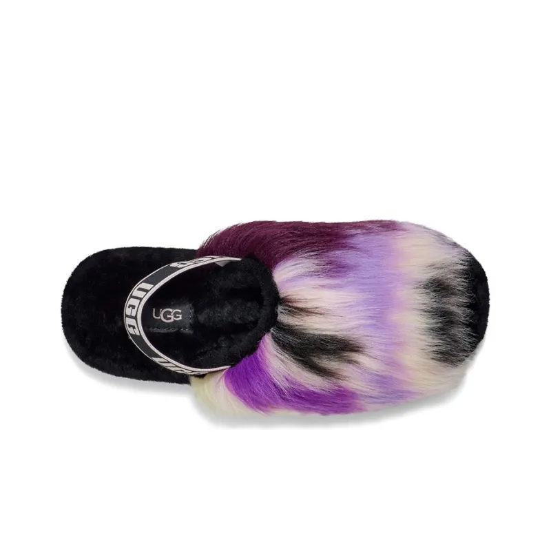 UGG Fluff Yeah Slide Tie Dye Magnolia Women's-3