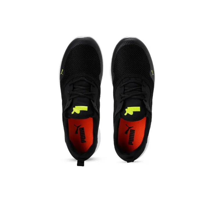 PUMA Pronto IDP Lightweight And Breathable Low-Top Running Shoes Men's Black White-2