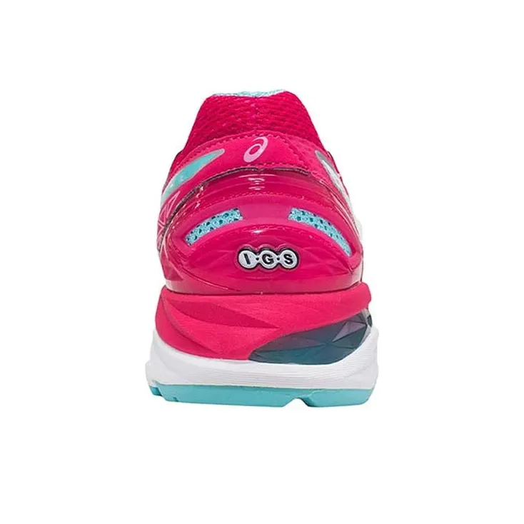 Asics GT-2000 4 Wear-Resistant Low-Top Running Shoes Women's Pink Blue-3