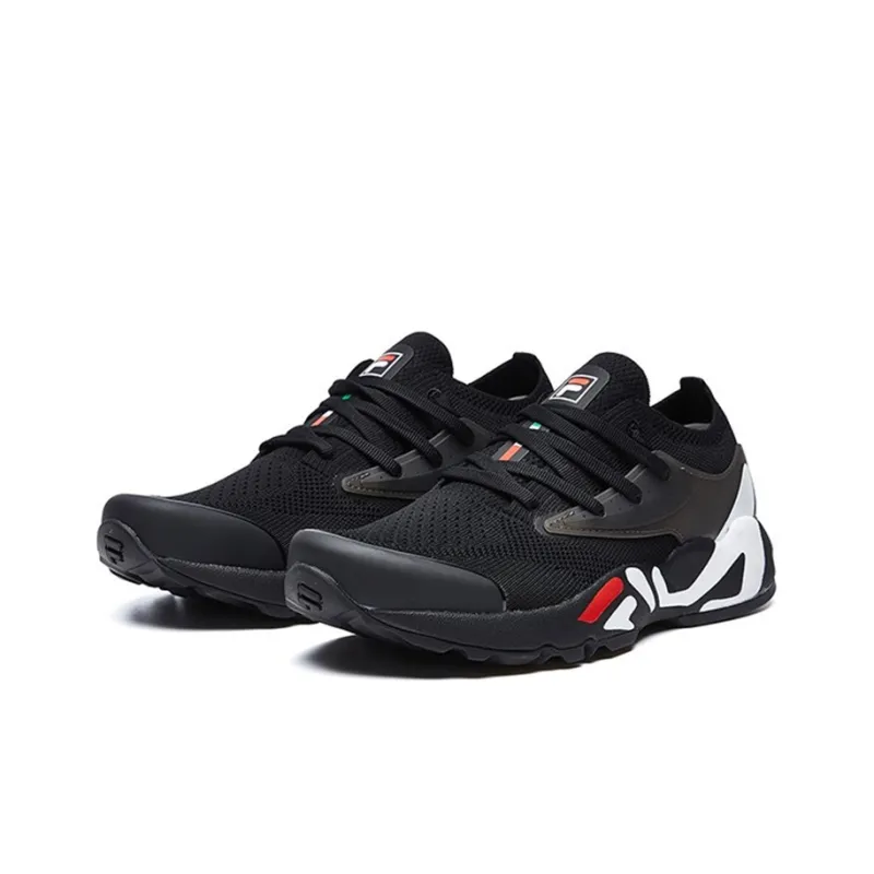 FILA Mind One 2.0 Low Black/White/Red Women's-2