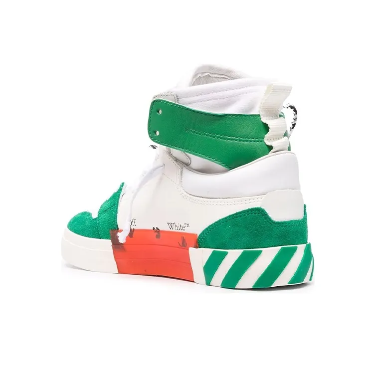OFF WHITE Vulcanized High Top 'Green White'-3