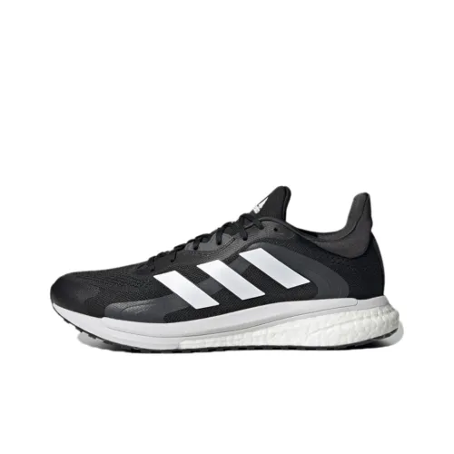 Adidas Solar Glide 4 Running Shoes Men Low-Top Black/White/Grey