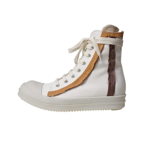 Rick Owens DRKSHDW Skateboard Shoes Women's High-Top White