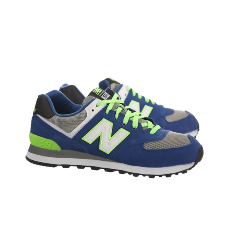 New Balance 574 Blue White Flourscent-1