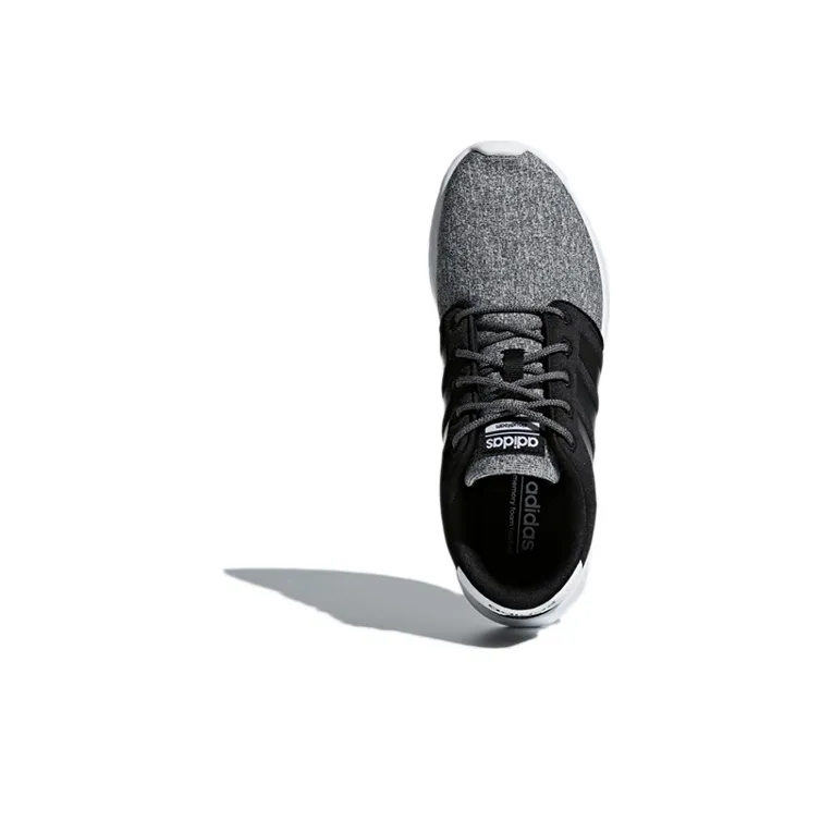 Adidas Cloudfoam QT Racer Wear-Resistant Coverage Low-Top Casual Shoes Women's Graphite Black-4