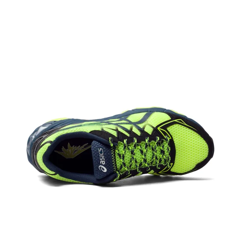 Asics Gel FujiTrabuco 4 'Black Fluorescent Green'-3