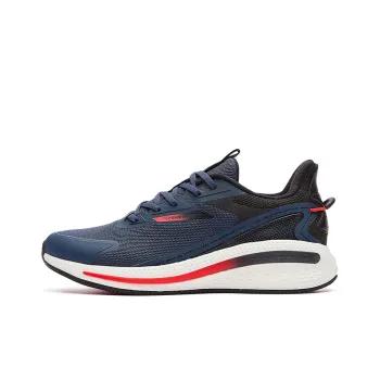 361° Cushioning Low Top Running Shoes Men's Oil Ink Blue