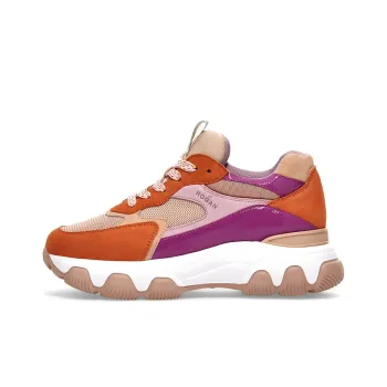 HOGAN Hyperactive Wear Resistant Slip Resistant Cushioning Low Top Casual Shoes Women's