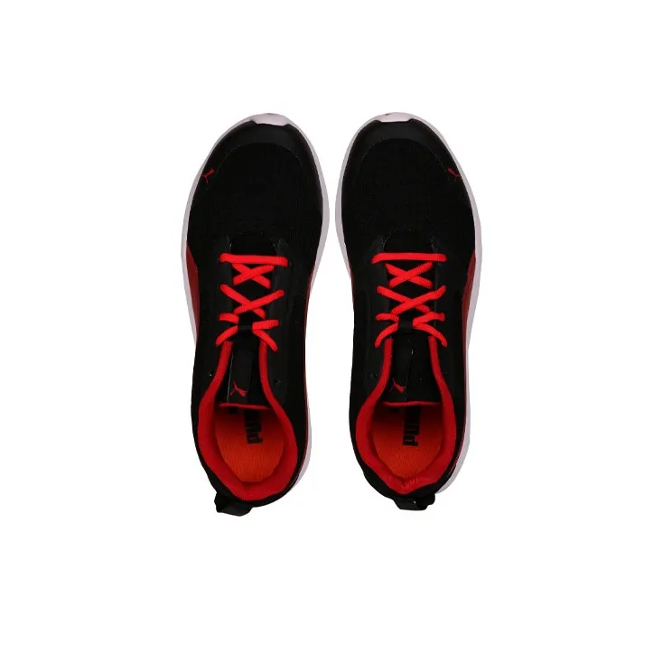 PUMA Breakout Idp Cushioning Wear-Resistant Low-Top Running Shoes Men's Black Red-2