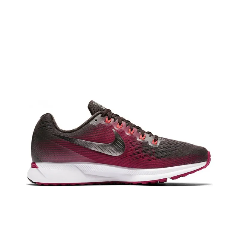 Nike Pegasus 34 Running Shoes Women's Low Top Black/Purple/White-1