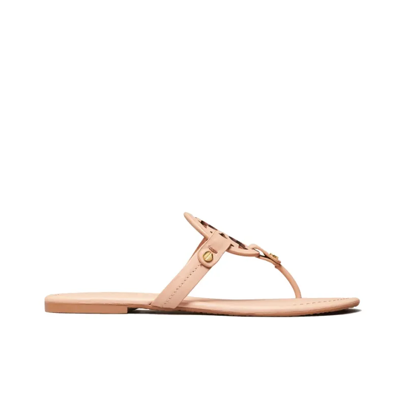 TORY BURCH Miller Cut-out Leather Flip-flops-1
