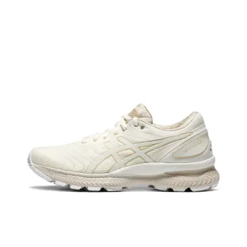 Asics GEL-Nimbus 22 Wear-Resistant Low-Top Running Shoes Women's Beige