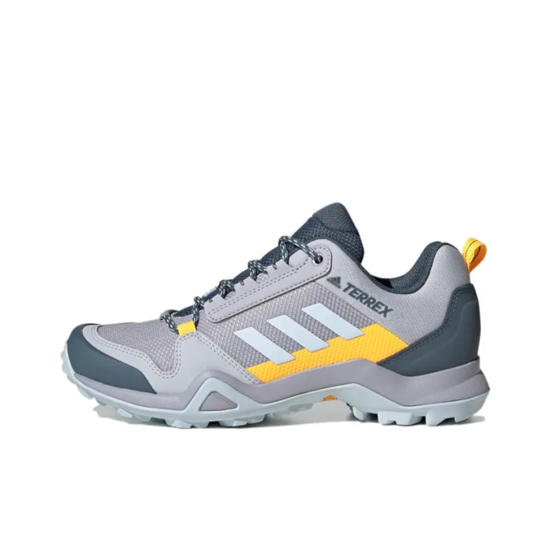 Adidas Terrex AX3 GTX Hiking Breathable Low-Top Outdoor Shoes Women's Gray Blue-0