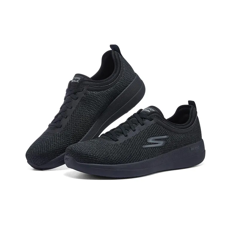 Skechers GO WALK Stability Cushioned Slip Resistant Abrasion Resistant Low Top Running Shoes Men's Black-2