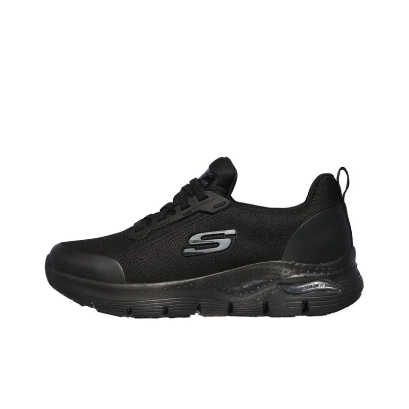 Skechers ARCH FIT SR Low-Top Casual Shoes Women's All Black-0