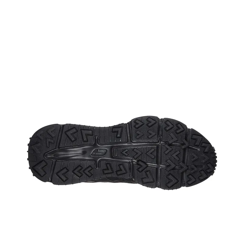 Skechers Skech air Envoy Cushioning, Slip Resistant, And Abrasion Resistant Low Top Casual Shoes Men's All Black-4