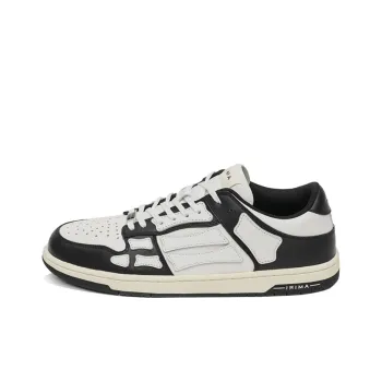 AMIRI Skel Top Low Black White White