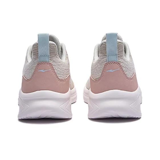 Erke Wind Casual Shoes Women's Low Top Ivory White-3